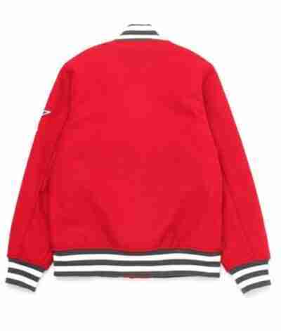 Atmos Cowboys Varsity Wool Red Jacket