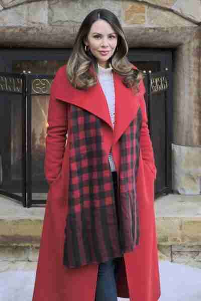 Coyote Creek Christmas 2021 Janel Parrish Red Coat