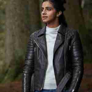 Yasmin Khan Leather Jacket