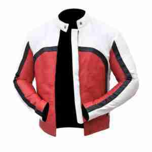 Freddie Mercury Bohemian Rhapsody Concert Red & White Leather Jacket