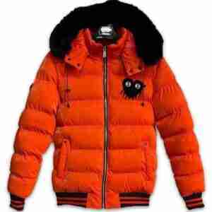 Love Hurts Bubble Jacket (Orange)