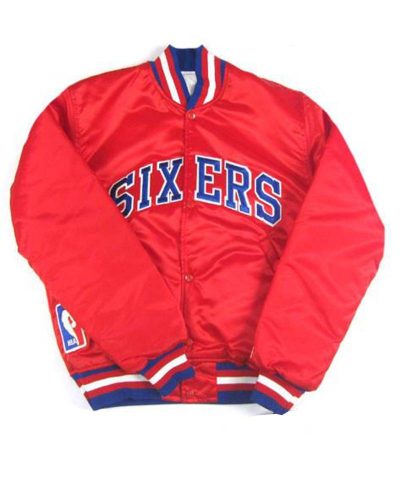 76ers Philadelphia Sixers Red Jacket