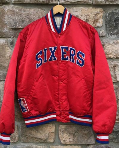 76ers Philadelphia Sixers Red Jacket