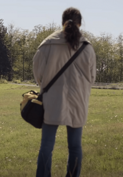 The Unforgivable Ruth Slater White Puffer Jacket