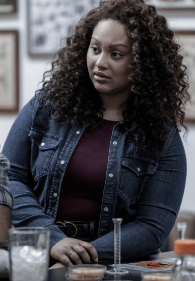 The Walking Dead S02 Aliyah Royale Blue Denim Jacket