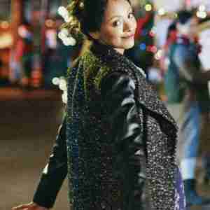Abby The Holiday Calendar Kat Graham Leather Coat
