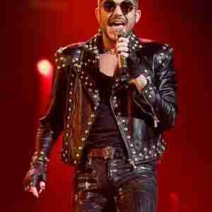 Adam Lambert Concert Studded Leather Jacket