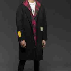 Alex Rider Otto Farrant Black Coat