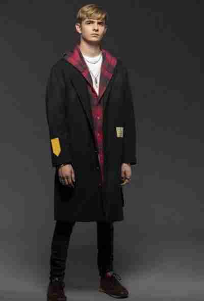 Alex Rider Otto Farrant Black Coat