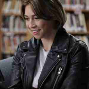 Avery Bederman Dear Evan Hansen Black Biker Jacket