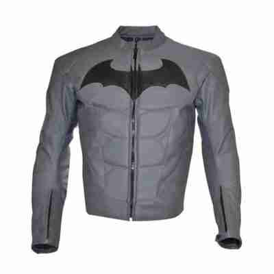 Batman Arkham Knight Game Batman Grey Leather Jacket