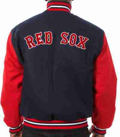 Boston Red Sox Embroidered Wool Jacket