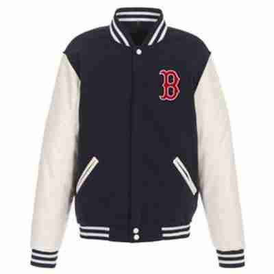 Boston Red Sox Embroidered Wool Jacket