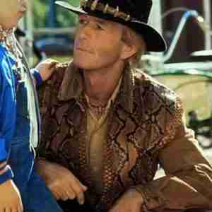 Crocodile Dundee Paul Hogan Leather Jacket