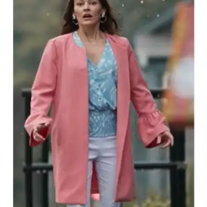 Cupid for Christmas Melanie Stone Pink Coat