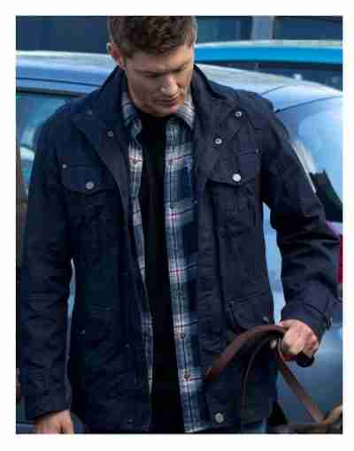 Dean Winchester Supernatural Jensen Ackles Blue Jacket