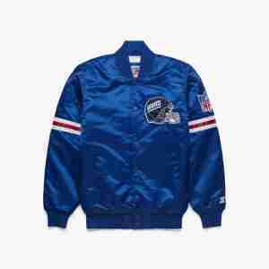HOMAGE X Starter Giants Gridiron Blue Jacket