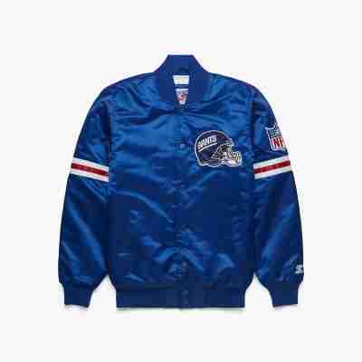 HOMAGE X Starter Giants Gridiron Blue Jacket
