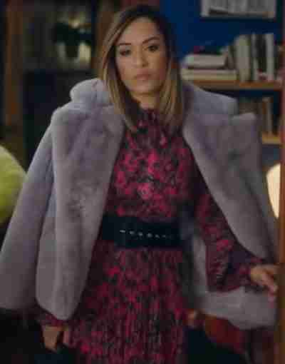 Harlem 2021 Grace Byers Fur Jacket