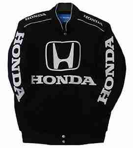 Honda Racing Cotton Black Jacket