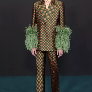 Kodi Smit-McPhee Polka Dot Blazer