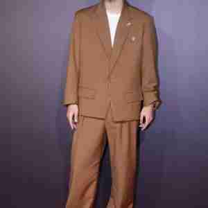 Liu Haoran Brown Blazer