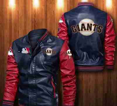 Men's Baseball San Francisco Giants Bomber Red Jacket