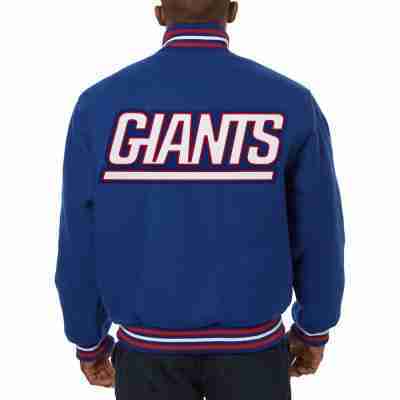 Men's Blue New York Giants Jacket