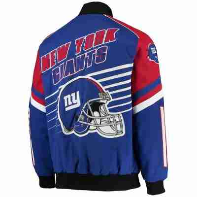 Men's G-III New York Giants Full-Snap Blue Jacket