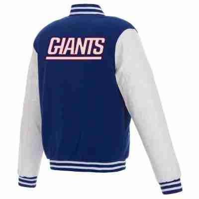 Men's NFL New York Giants Blue Fleece Jacket