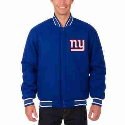 Men's New York Giants Wool Blue Jacket
