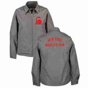 Men's New York World's Gray Crew Jacket