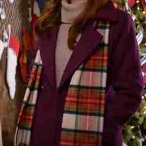 Nantucket Noel Sarah Power Purple Coat