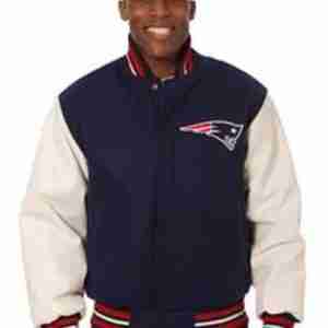 New England Patriots Two-Tone Jacket NavyWhite