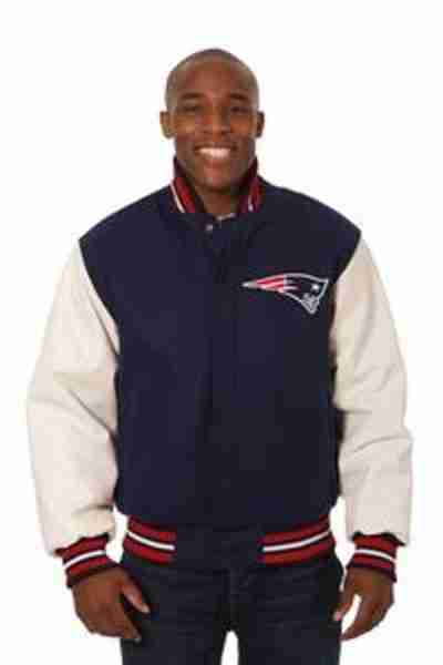 New England Patriots Two-Tone Jacket NavyWhite