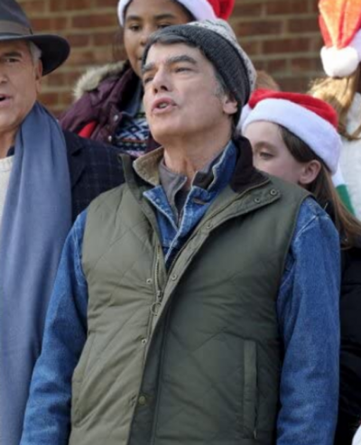 One december night Peter Gallagher vest
