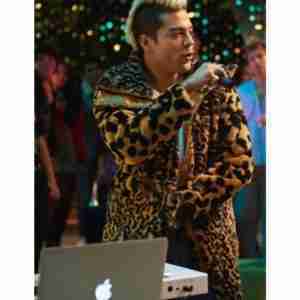 Rebelde 2022 Jeronimo Cantillo Leopard Coat