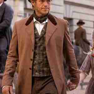 Redeeming Love 2022 Clyde Berning Brown Blazer Coat