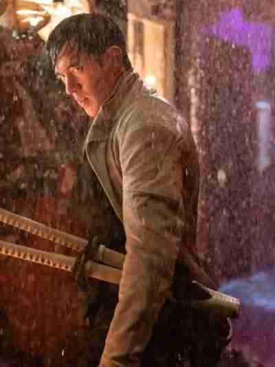 Snake Eyes G I Joe Origins Henry Golding Leather Jacket