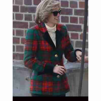 Spencer 2021 Diana Plaid Felt Coat