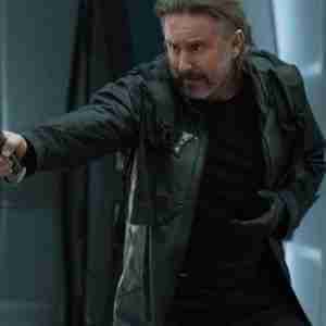 Star Trek Discovery Zareh Black Leather Coat