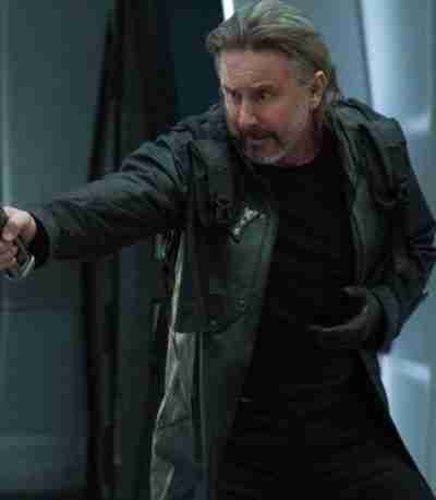 Star Trek Discovery Zareh Black Leather Coat