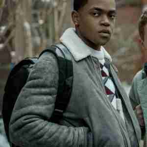 Tariq St Patrick Grey Shearling Jacket