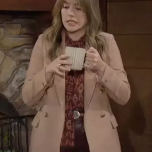 The Bold and the Beautiful Hope Logan Camel Blazer