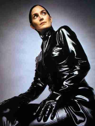 The Matrix 4 Carrie-Anne Moss Black Coat