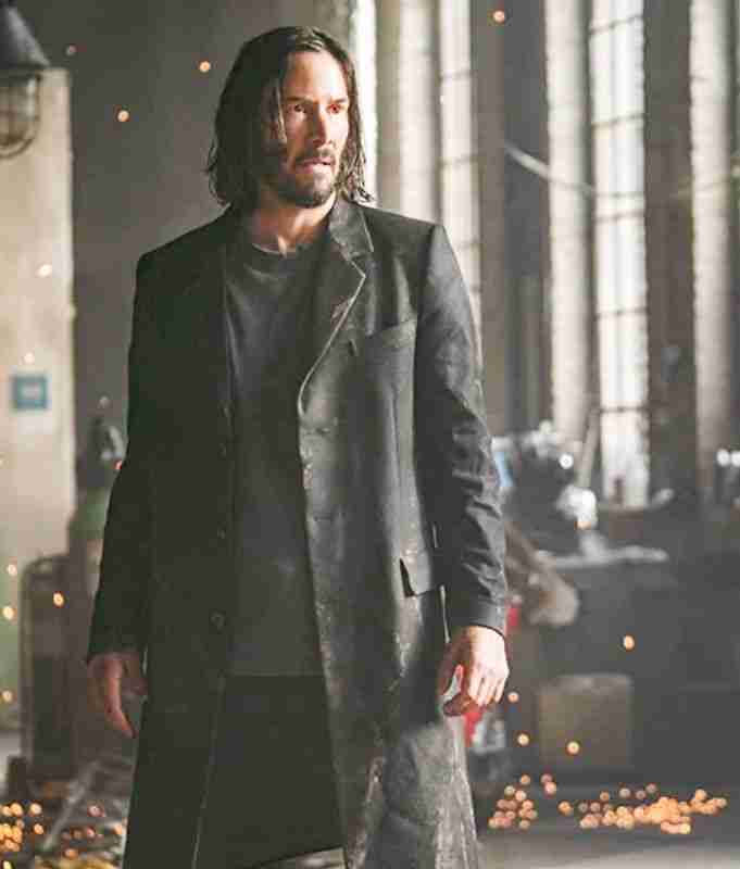 Keanu Reeves Coat Matrix Resurrections Neo Trench Coat | lupon.gov.ph