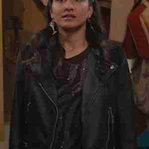 The Sex Lives of College Girls Amrit Kaur Black Jacket