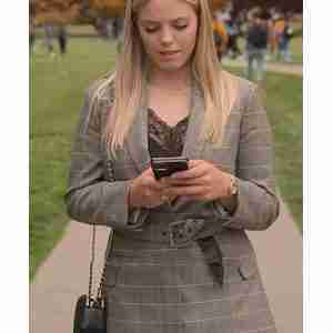 The Sex Lives of College Girls Reneé Rapp Plaid Blazer