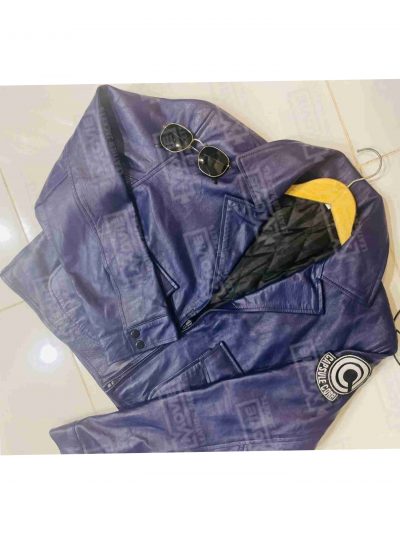 Womens Future Trunks Capsule Corp Leather Jacket - Image 2