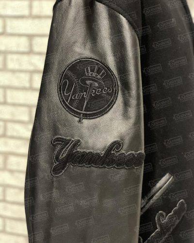 New York Yankees Triple Black Varsity Jacket